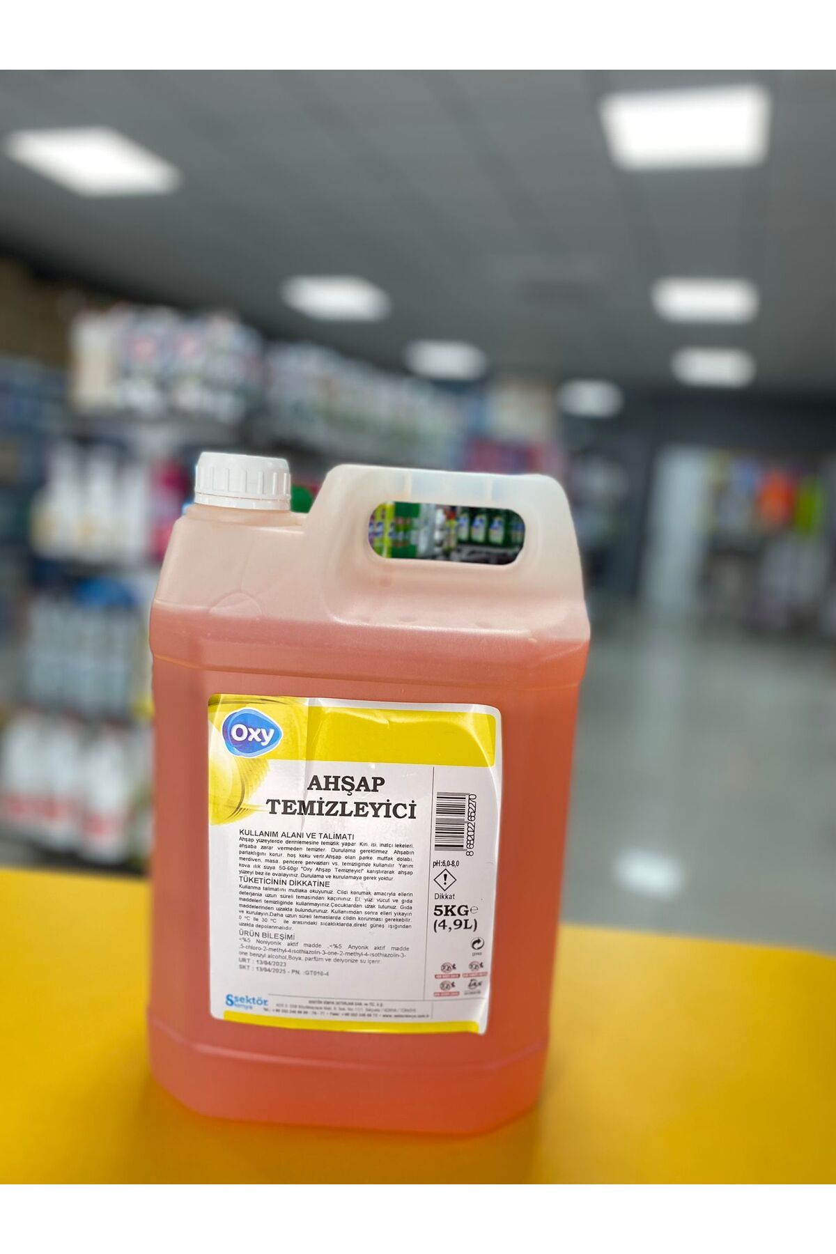 SEKTÖR KİMYA AHŞAP TEMİZLEYİCİ OXY 5 KG