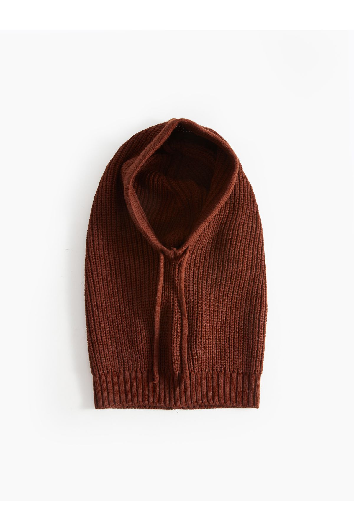 LC Waikiki-Women's Knitted Beret with Lace and Neck Collar 3