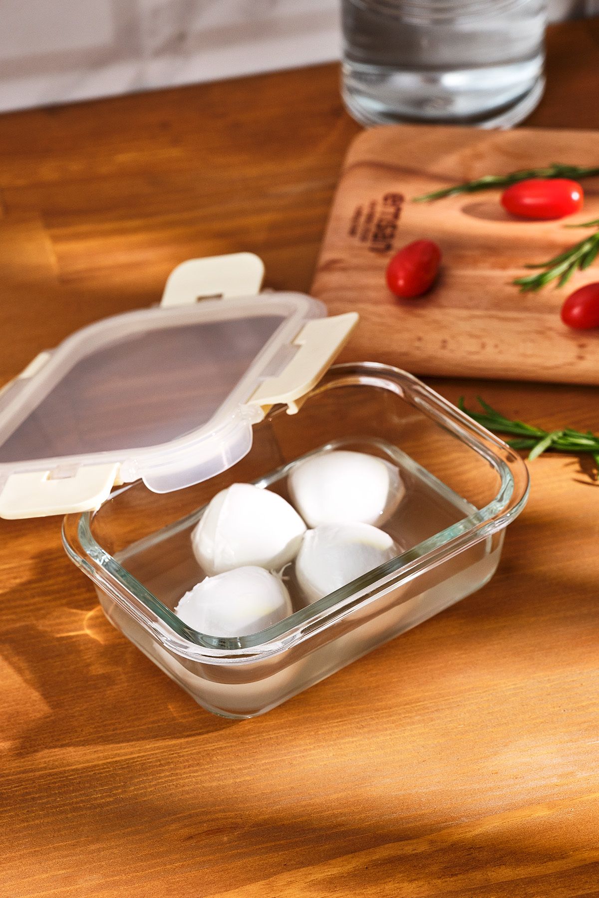 Emsan-640 ml Borosilicate Soft Storage Container 4