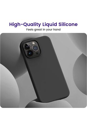 POINTTECH İphone 15 Uyumlu İçi Kadife Süet Yumuşak  Liquid Silikon Lansman Te...