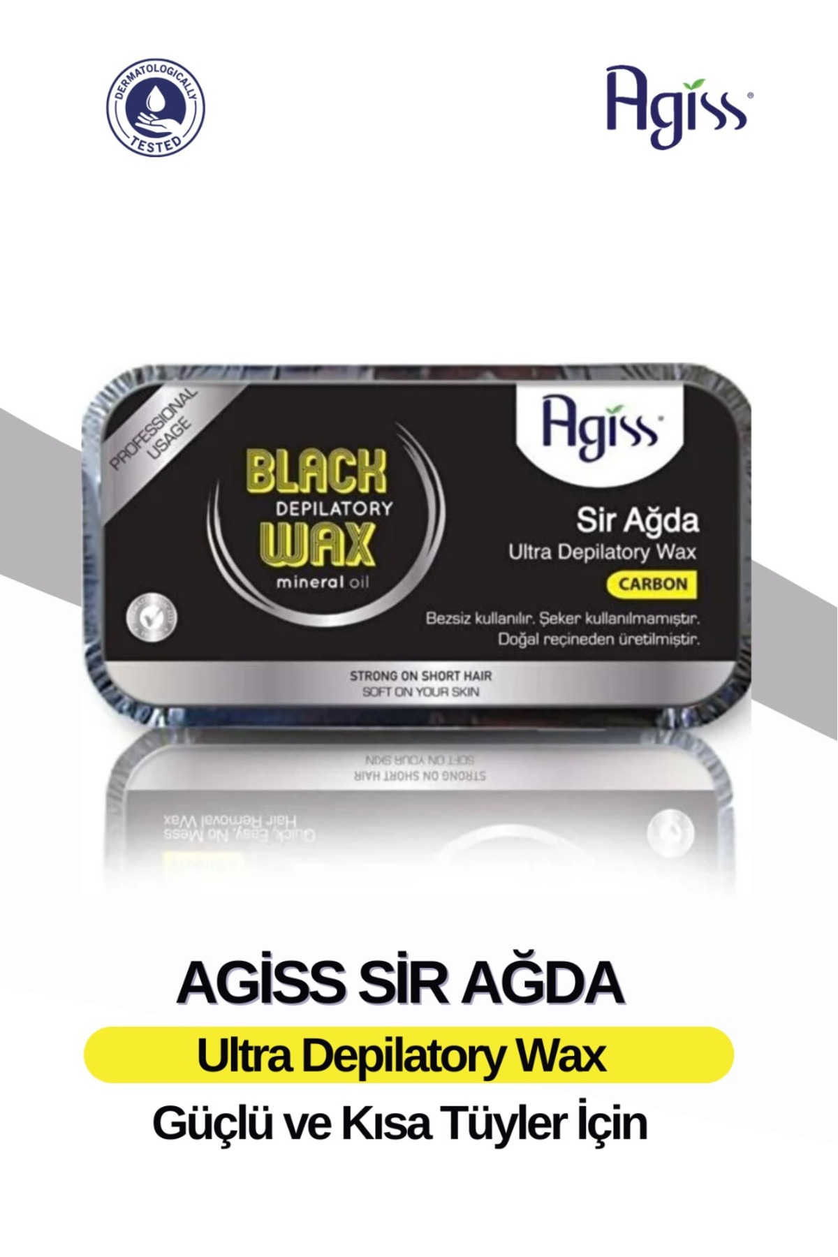 AGISS Kalıp Sir Ağda Black Siyah 500 Gr
