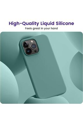 POINTTECH İphone 15 Uyumlu İçi Kadife Süet Yumuşak Liquid Silikon Lansman Tel...