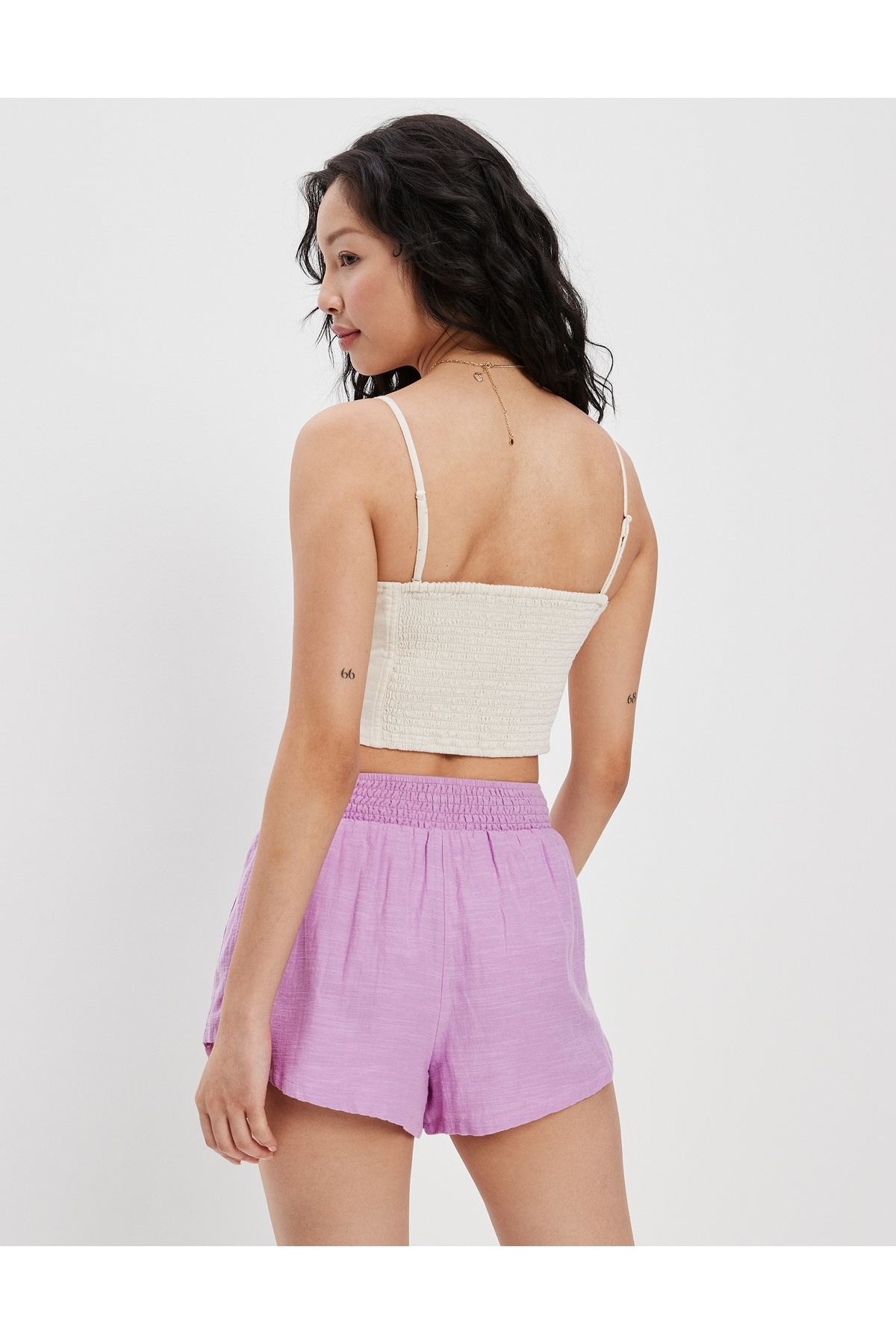 AMERICAN EAGLE-Pink Women's / Girls' Shorts & Bermuda U-3331-7443 5