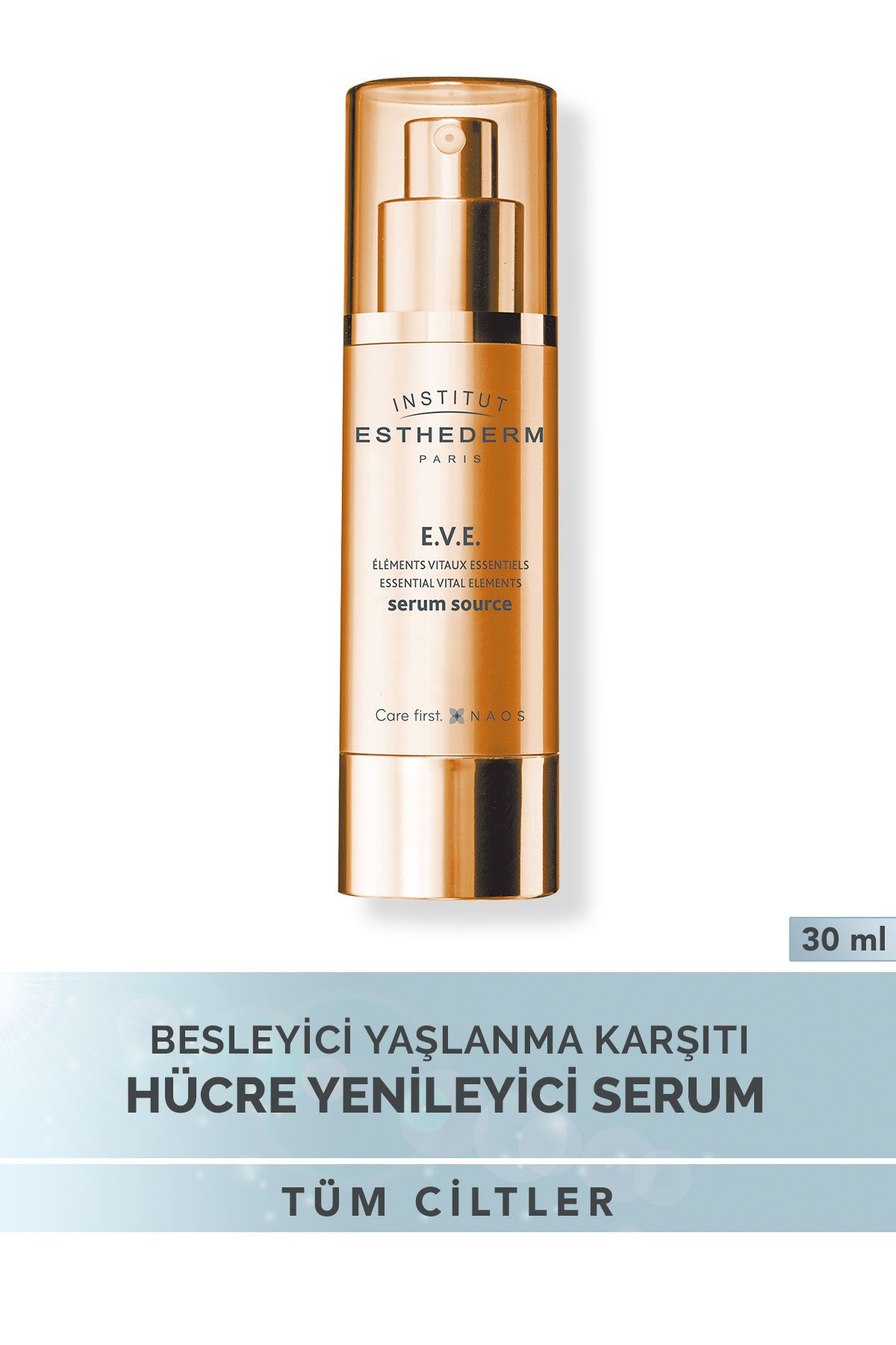 INSTITUT ESTHEDERM سرم مرطوب کننده تعمیر کننده مواد مغذی سلولی مرطوب کننده پوست منبع Eve