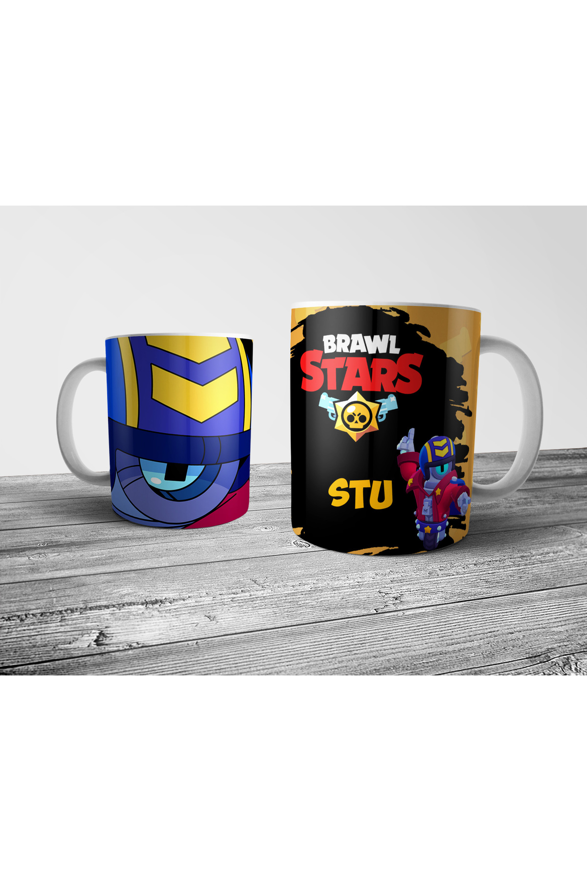 Pixxa-Brawl Stars - Stu Mug Model 3 1