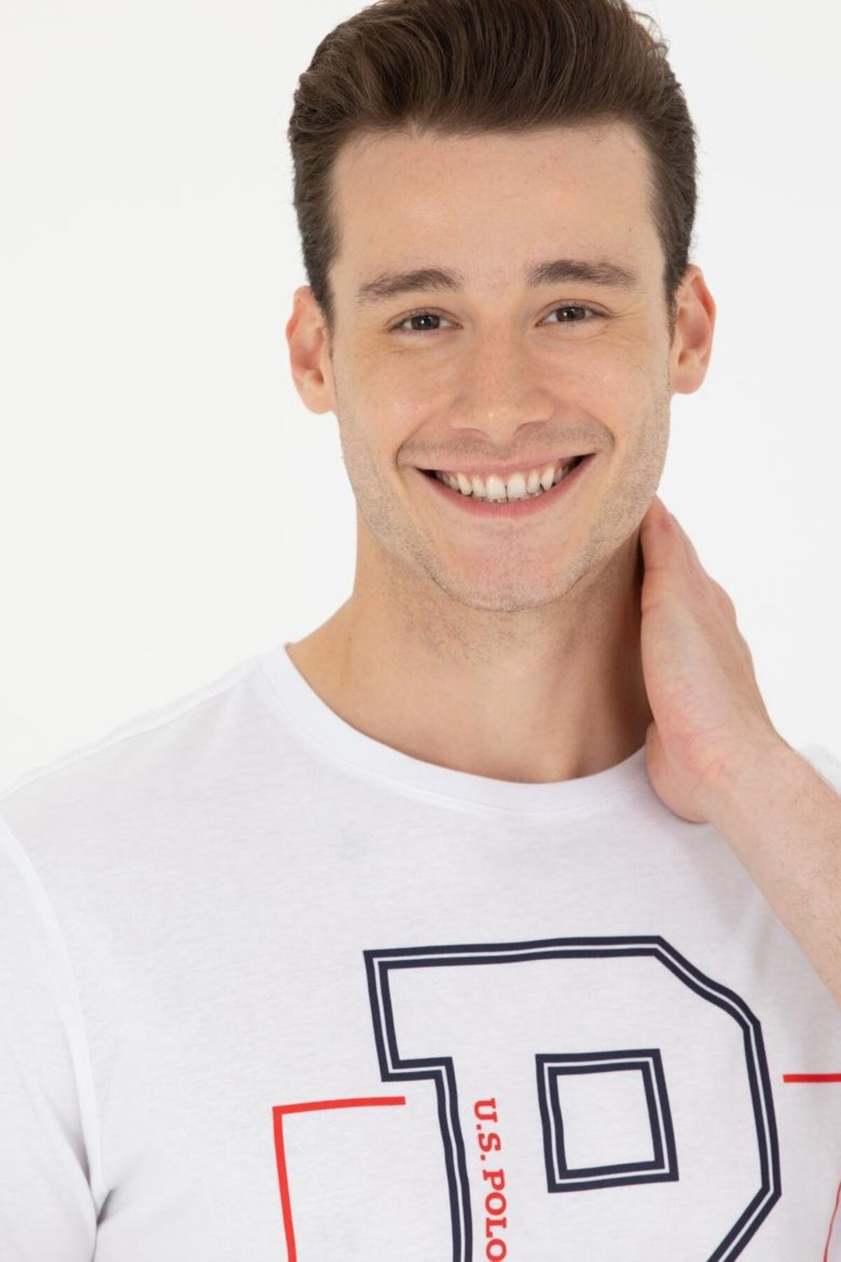 تیشرت مردانه سفید یو اس پولوU.S. Polo Assn. | 50264946-VR013 اورجینال - تصویر 2