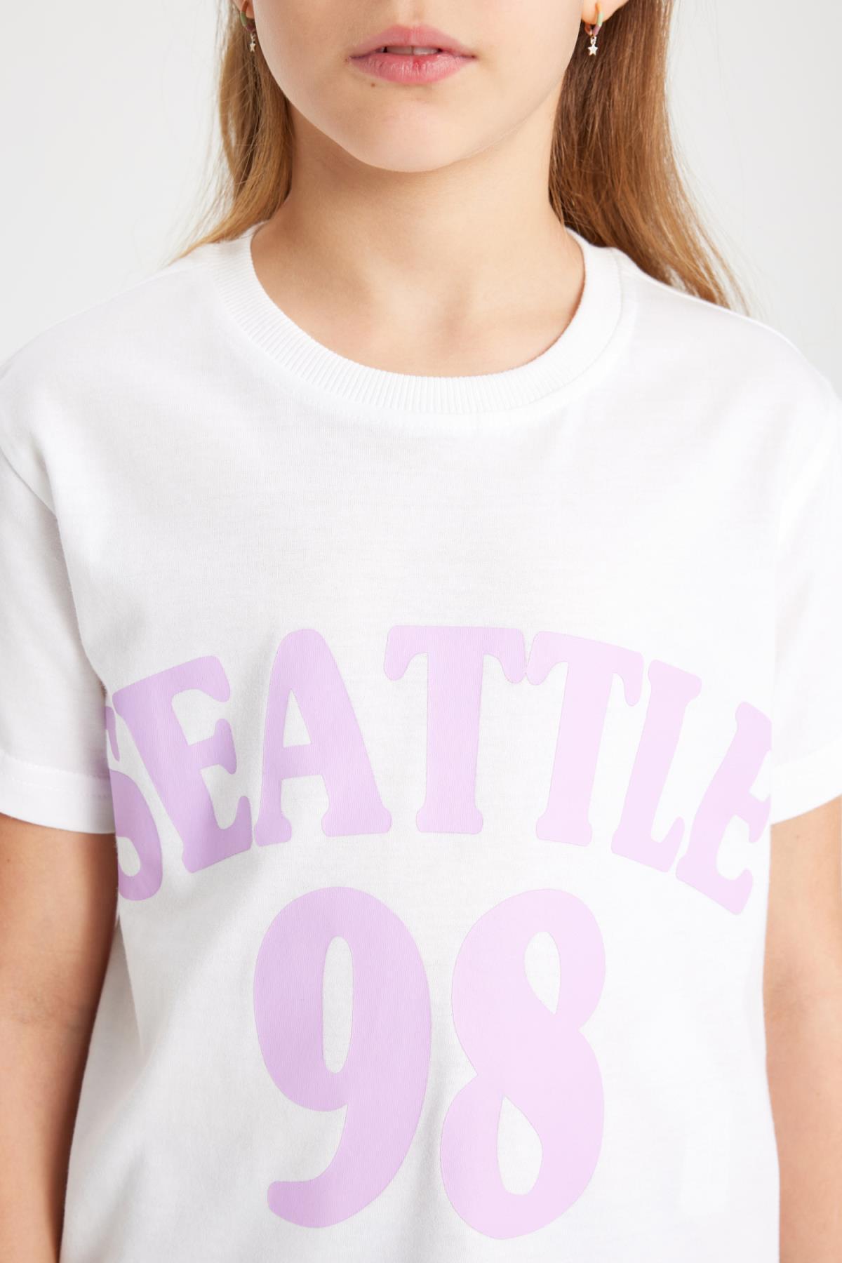 تی شرت دخترانه دفاکتو | B5095A824SM Defacto - Image 4