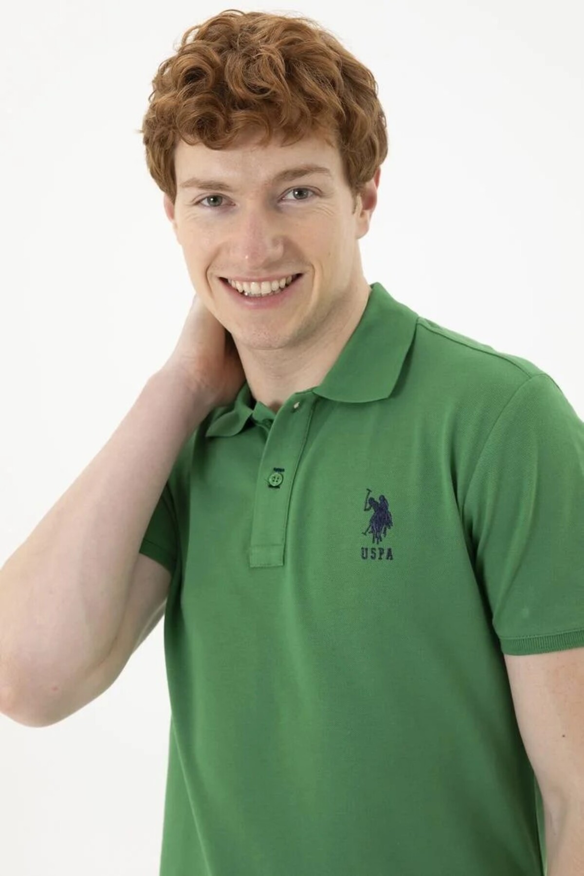 یو اس پولو تی‌شرت مردانه طرح بیسیک