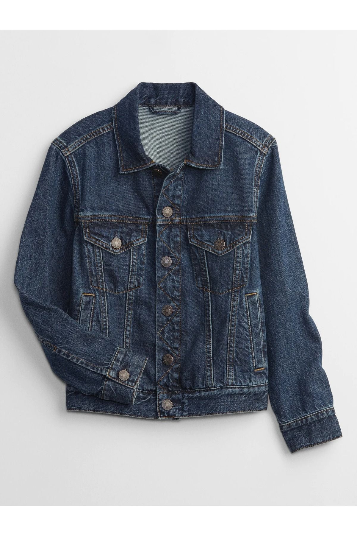 Темно-синяя куртка GAP Boy's Icon Denim Washwell™ 782867