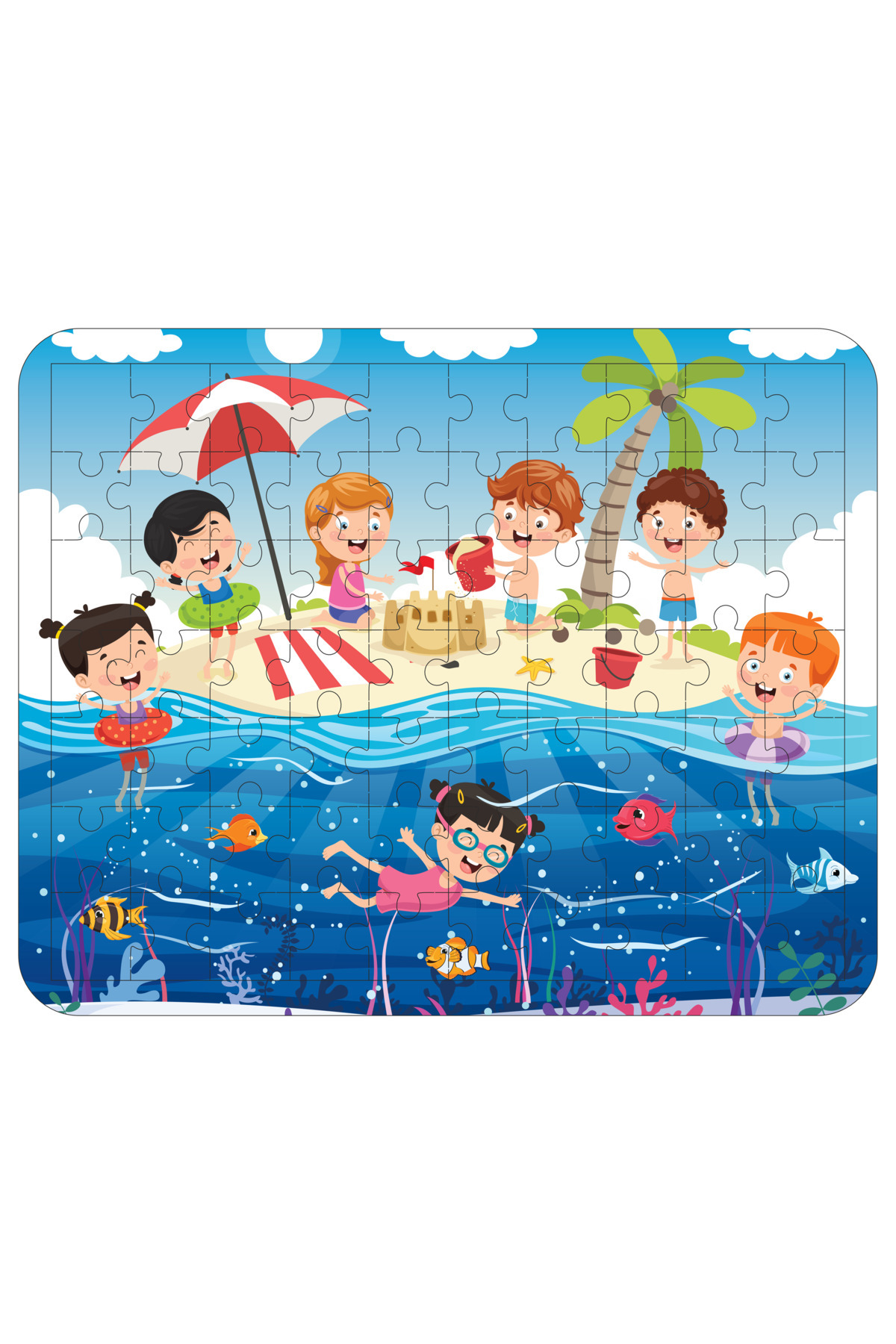 gift plus 70 Parça Ahşap Eğitici Yapboz Puzzle Seti (set 2) fotoğrafı 2 (önizleme)