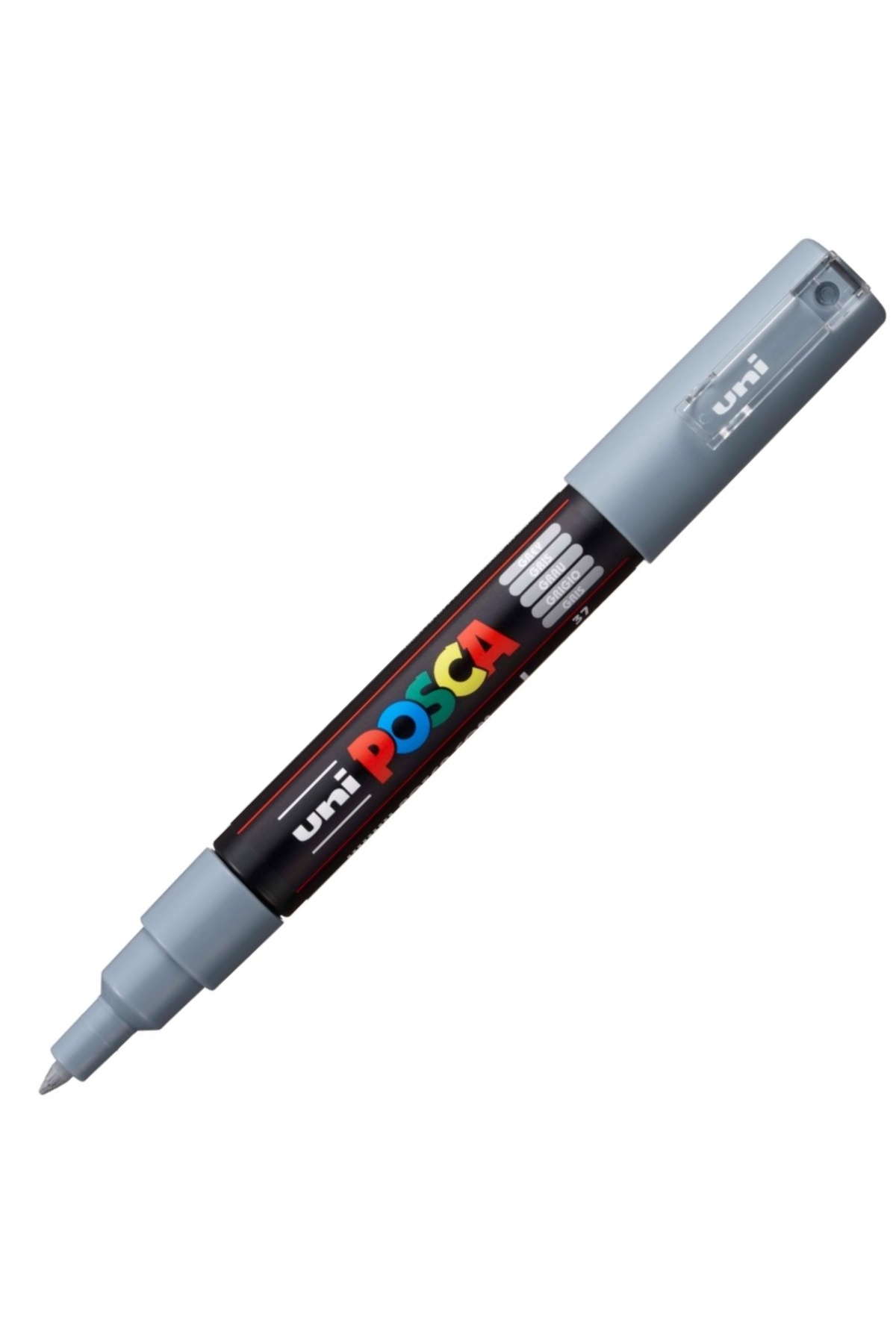 Posca Marker Pen Pc-1m (0.7mm) New Color Grey-Grey