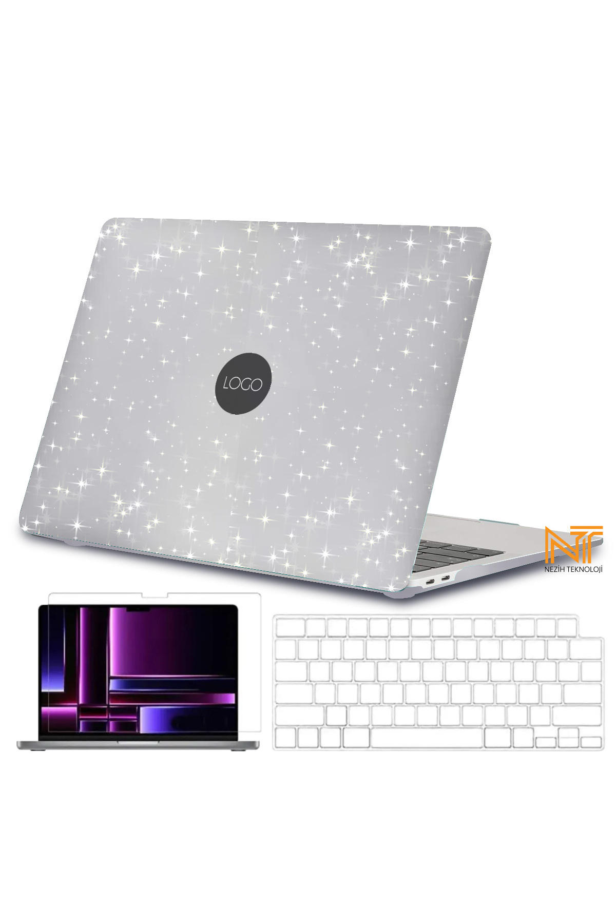 14.2 Inch 2021 M1/ M2 Pro/ Max A2442 A2779 360 Compatible Full Protection Case + Keyboard Case + Film