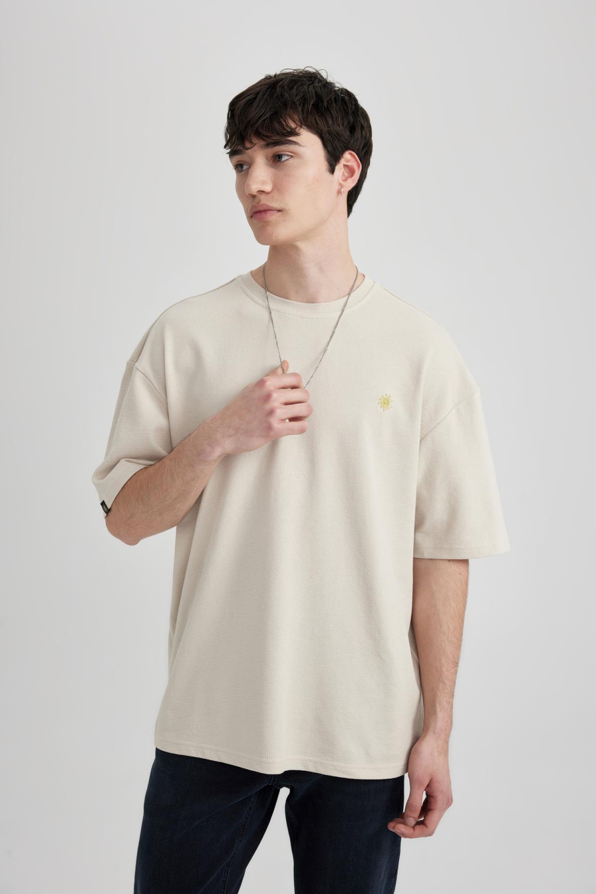 تی شرت مردانه دفاکتو | C0151AX24SM Defacto - Image 3