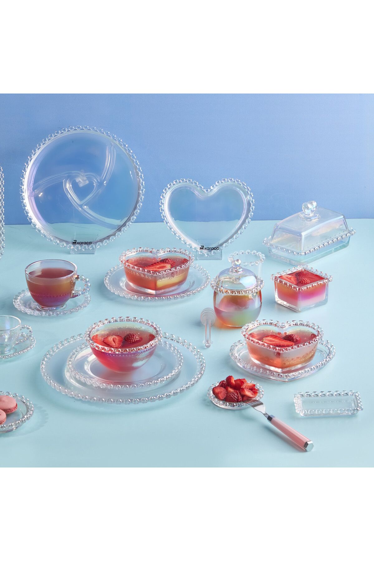 Karaca-Rory Steh Kuchenständer, 19 cm – Stil sahibi bir sunum için daha zarif Glas Tortenständer 6