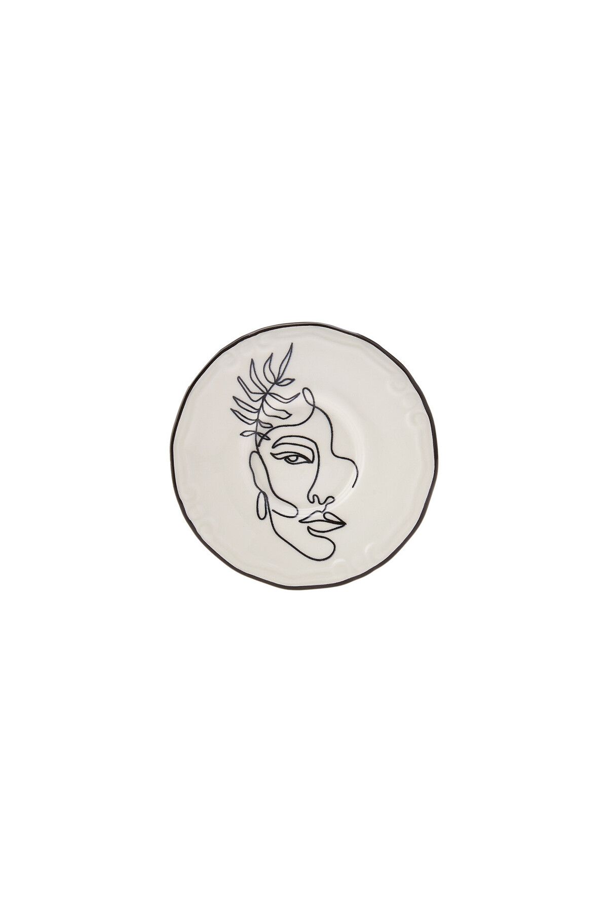 Karaca-Face Torten Set für 6 Personen, Tortenplatte, Porzellan, Torten Deko Torten-Platte 4