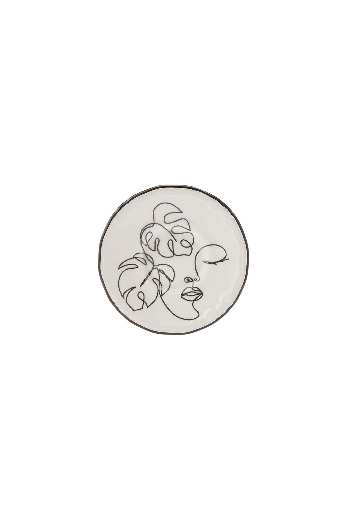 Karaca-Face Torten Set für 6 Personen, Tortenplatte, Porzellan, Torten Deko Torten-Platte 11