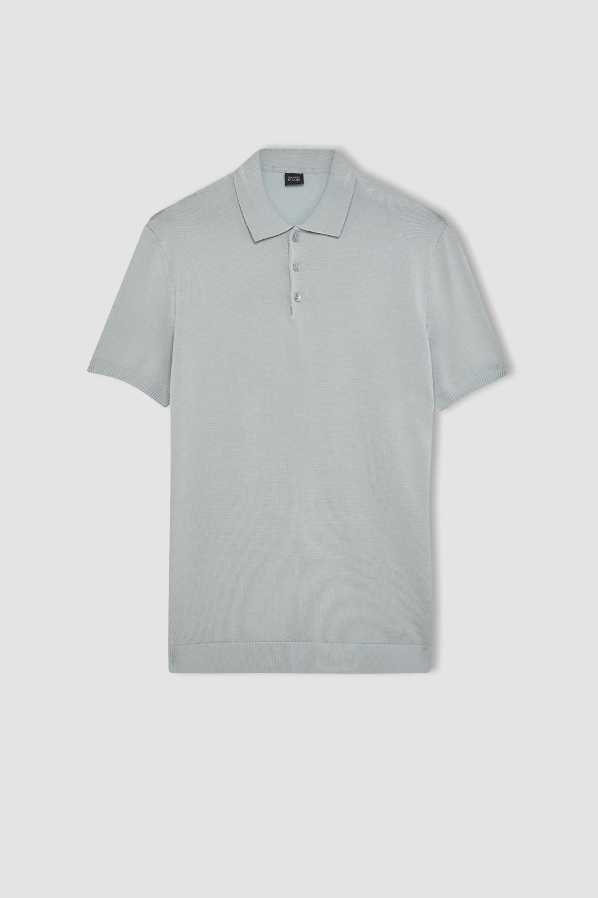 تیشرت پولو آستین کوتاه Slim Fit Y5369az24sm