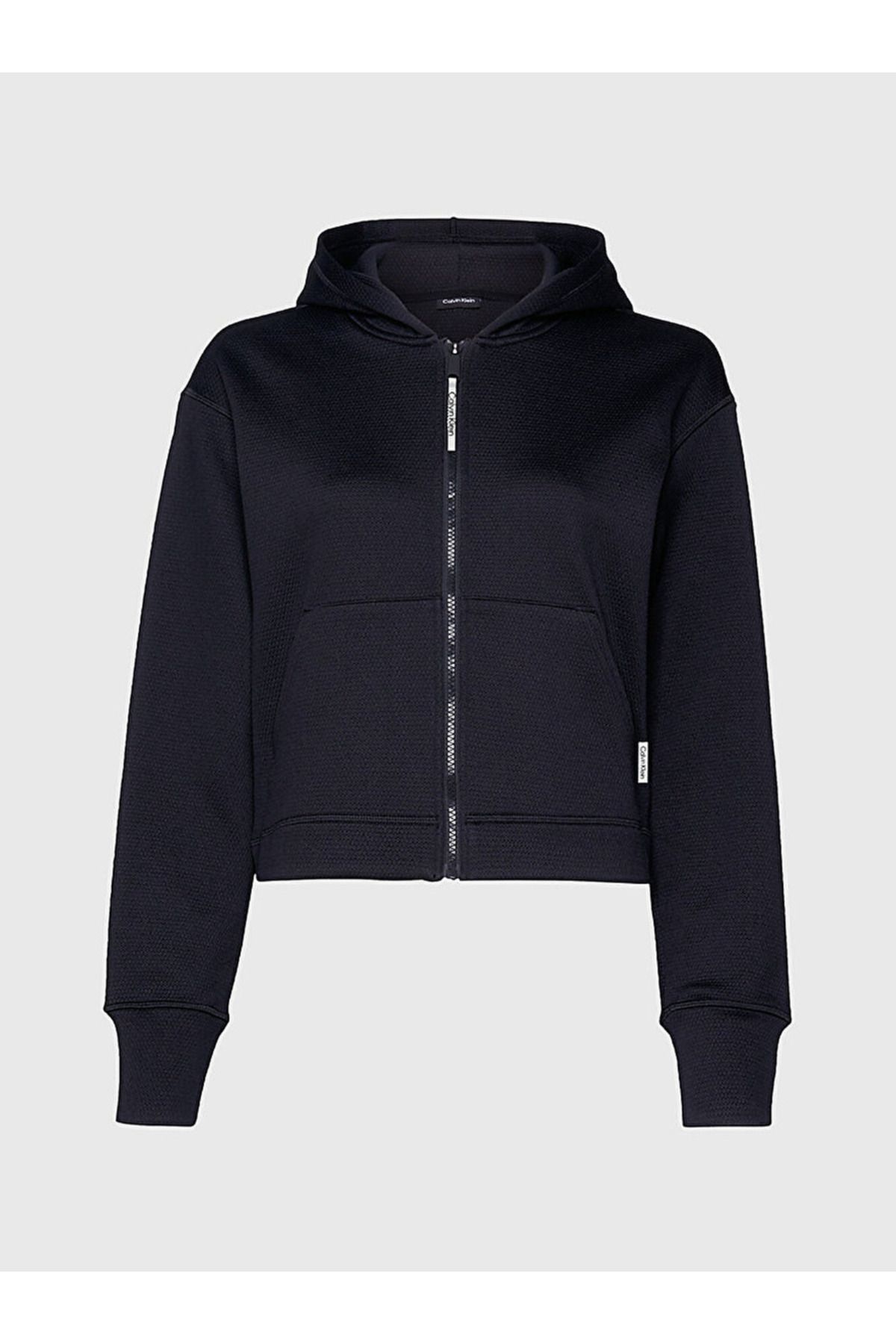 Cropped Zip Up Hoodie