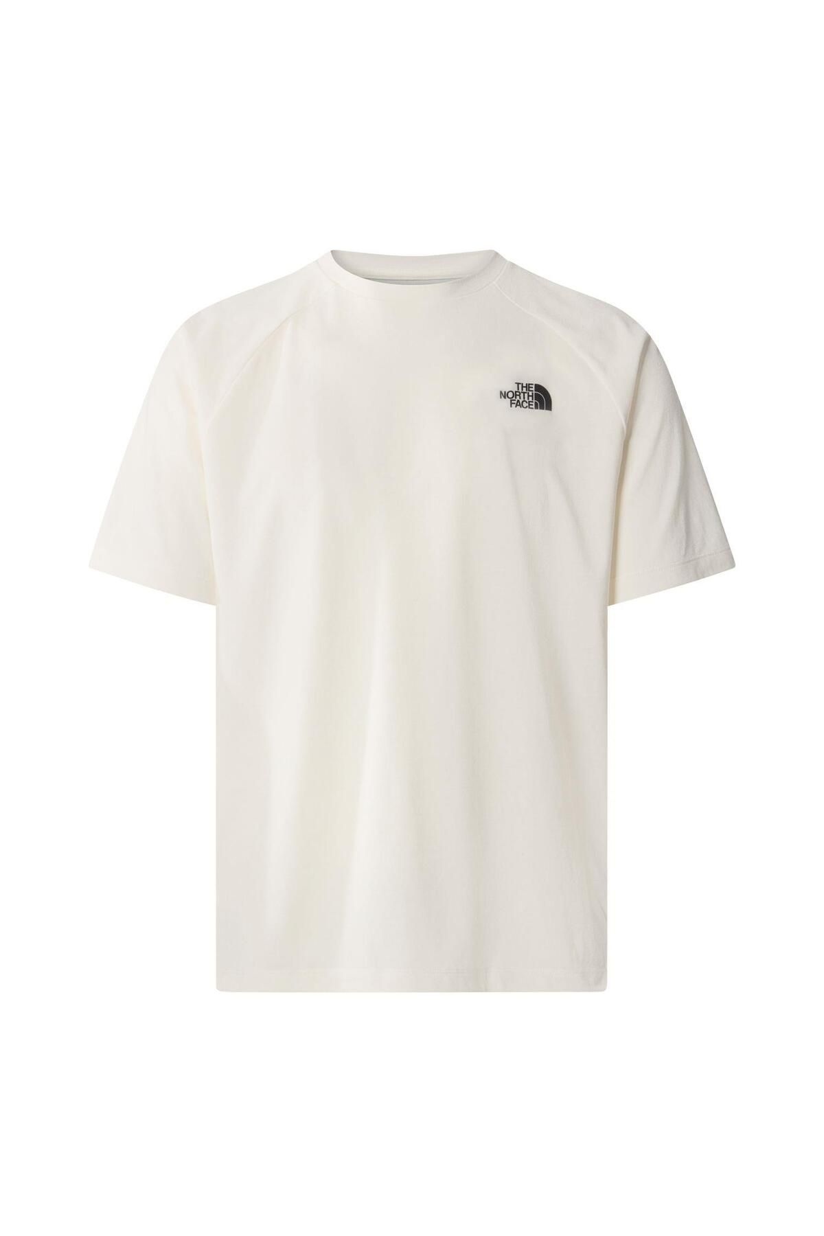 The North Face M FOUNDATION S S TEE Erkek T Shirt NF0A87FQQNI1 Beyaz L