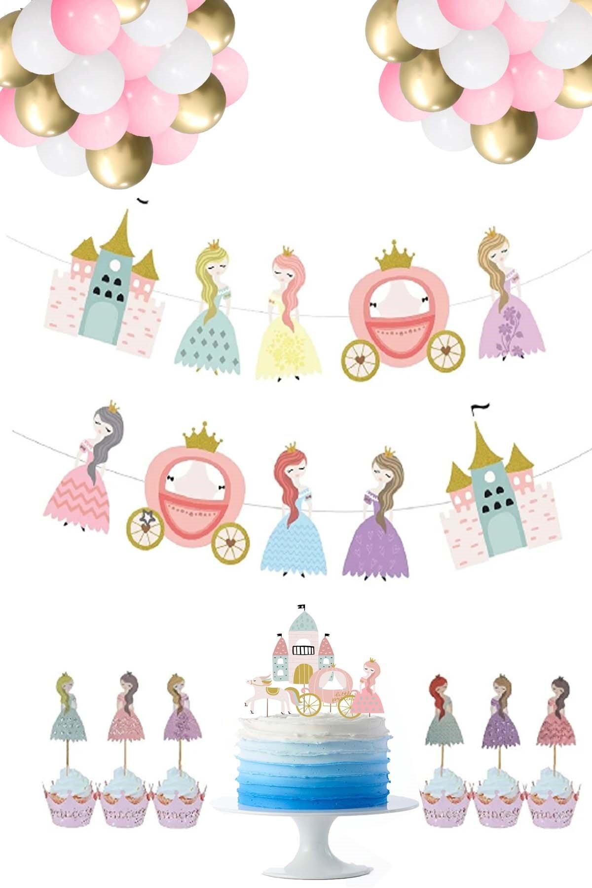 Partifabrik Rapunzel Prenses Temalı Parti Seti