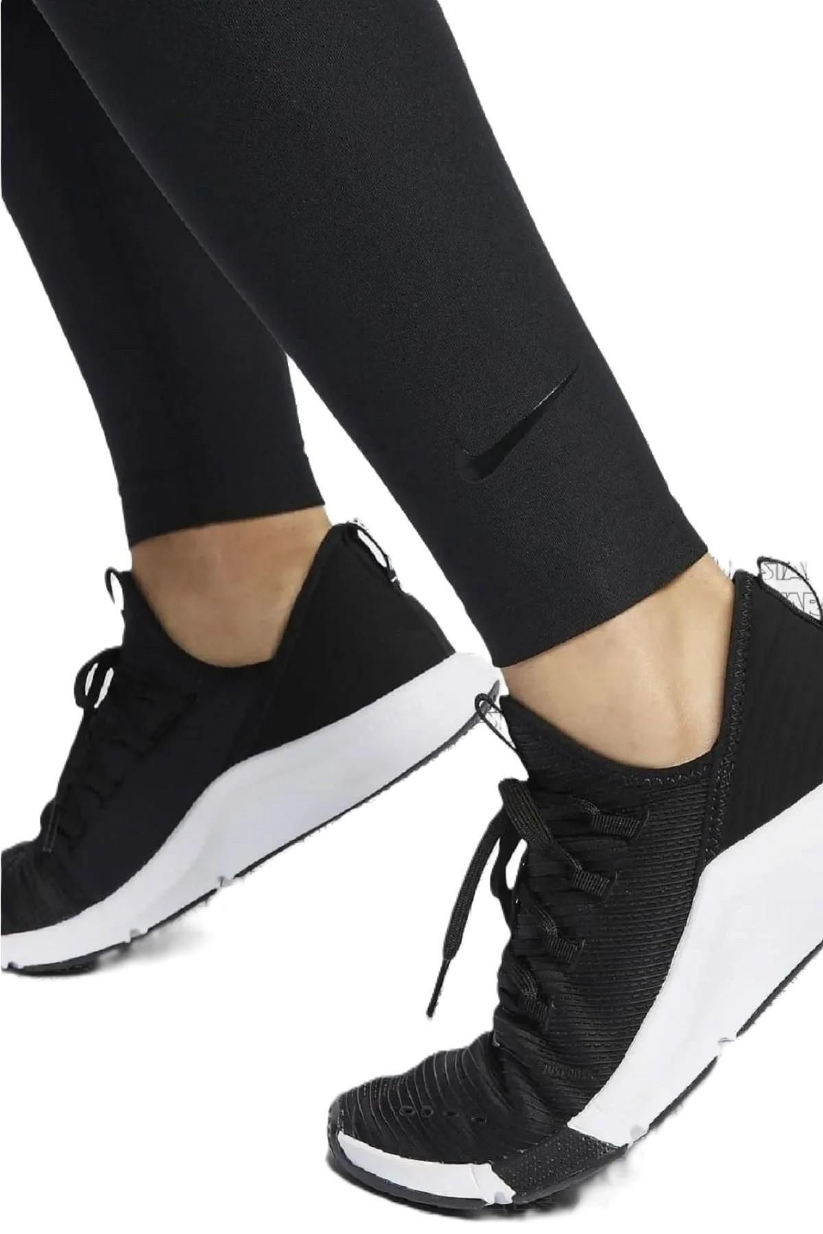 Nike-Power Sculpt Hyper High Waisted Firming Black Women's Sports Leggings 4