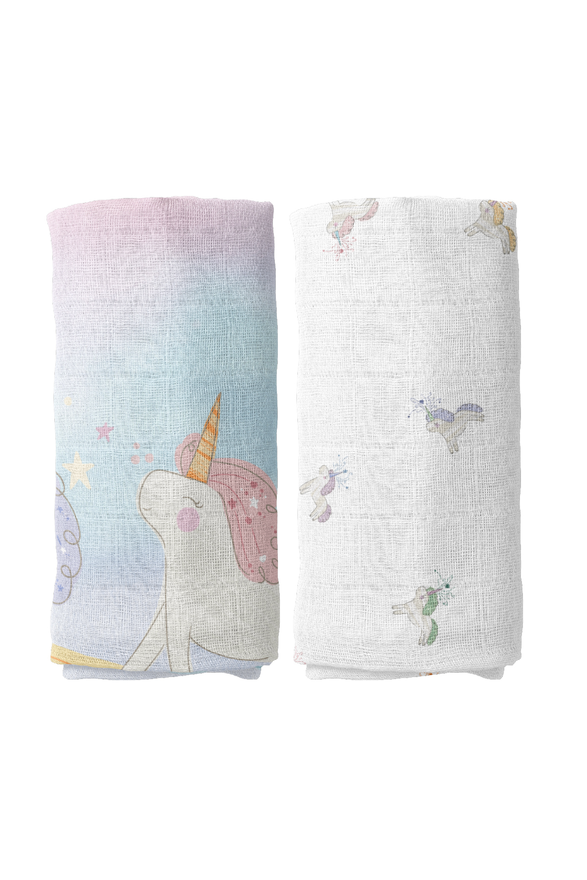 Astra 100% cotton muslin cover set (90X90 CM 2 pieces)