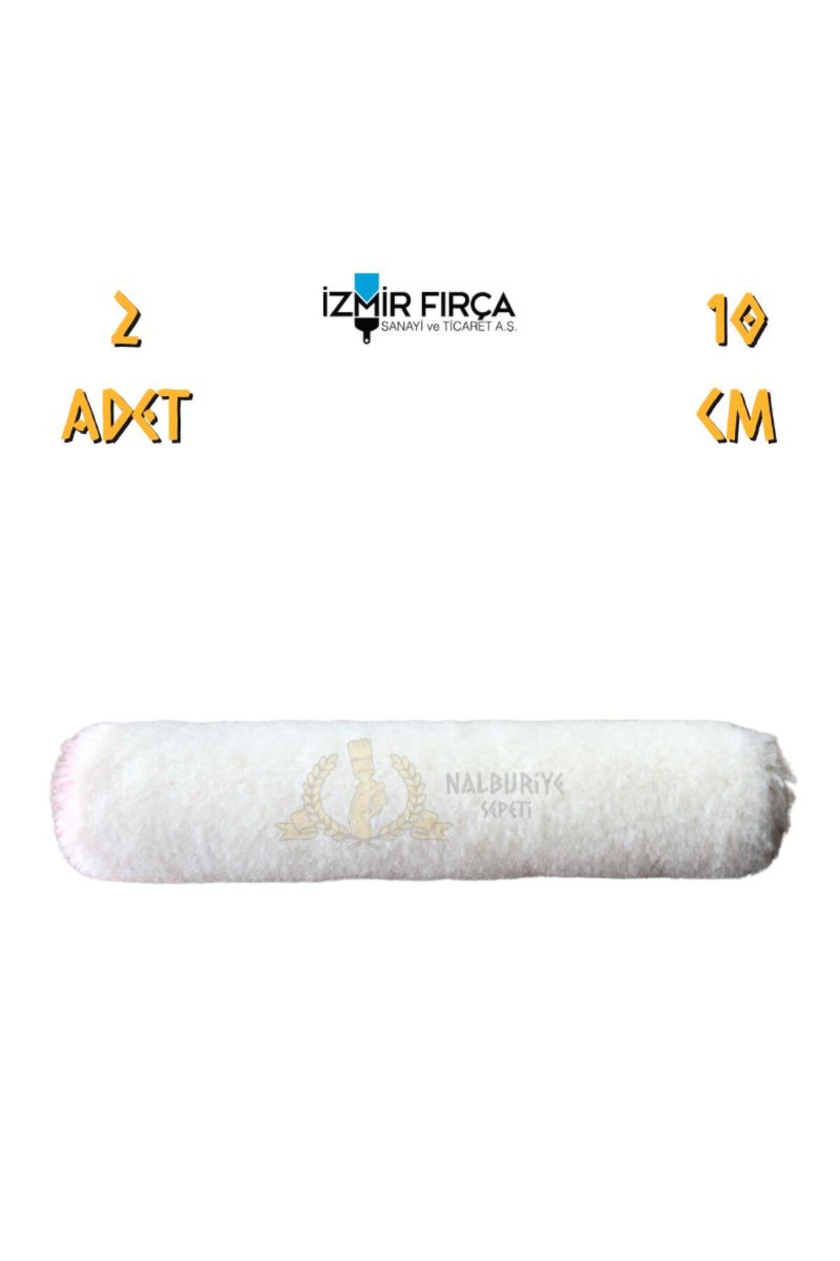 İzmir Fırça Kadife Moher Parmak Rulo Yedek - 10 cm - 2 Adet