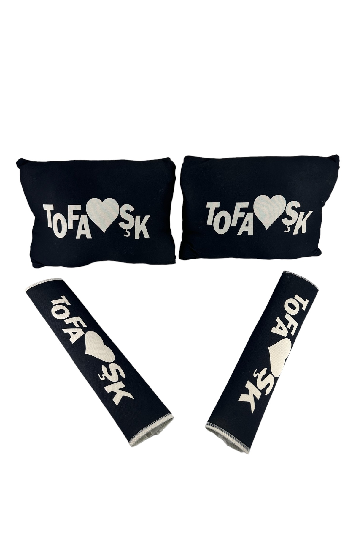 TKY Tofaş Boyun Yastığı Emniyet Kemer Pedi Siyah Tofaşk