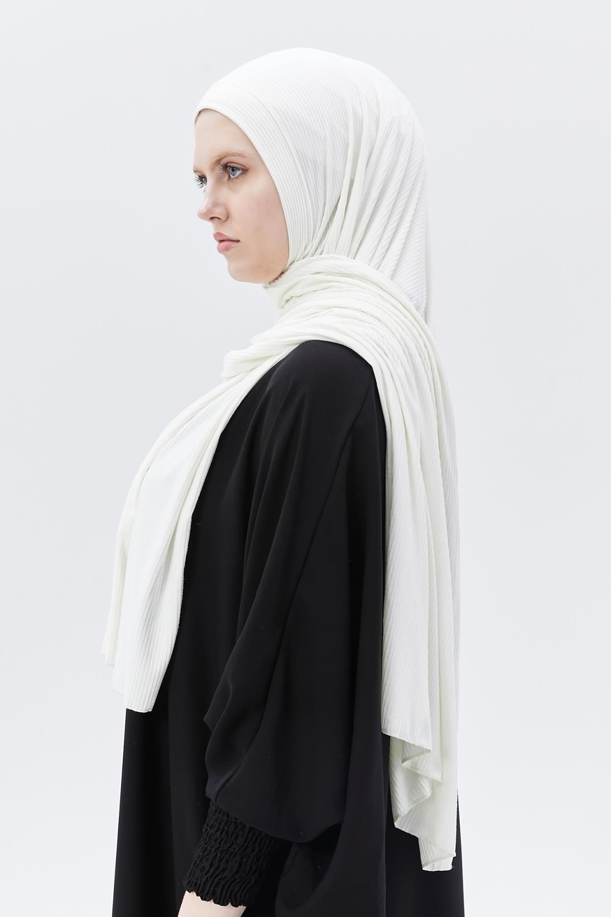 Altobeh-Pregătit, practic, întrețesut, de lux, cu dungi organice, șal pentru camisole, aliniat în cruce Ecru 5