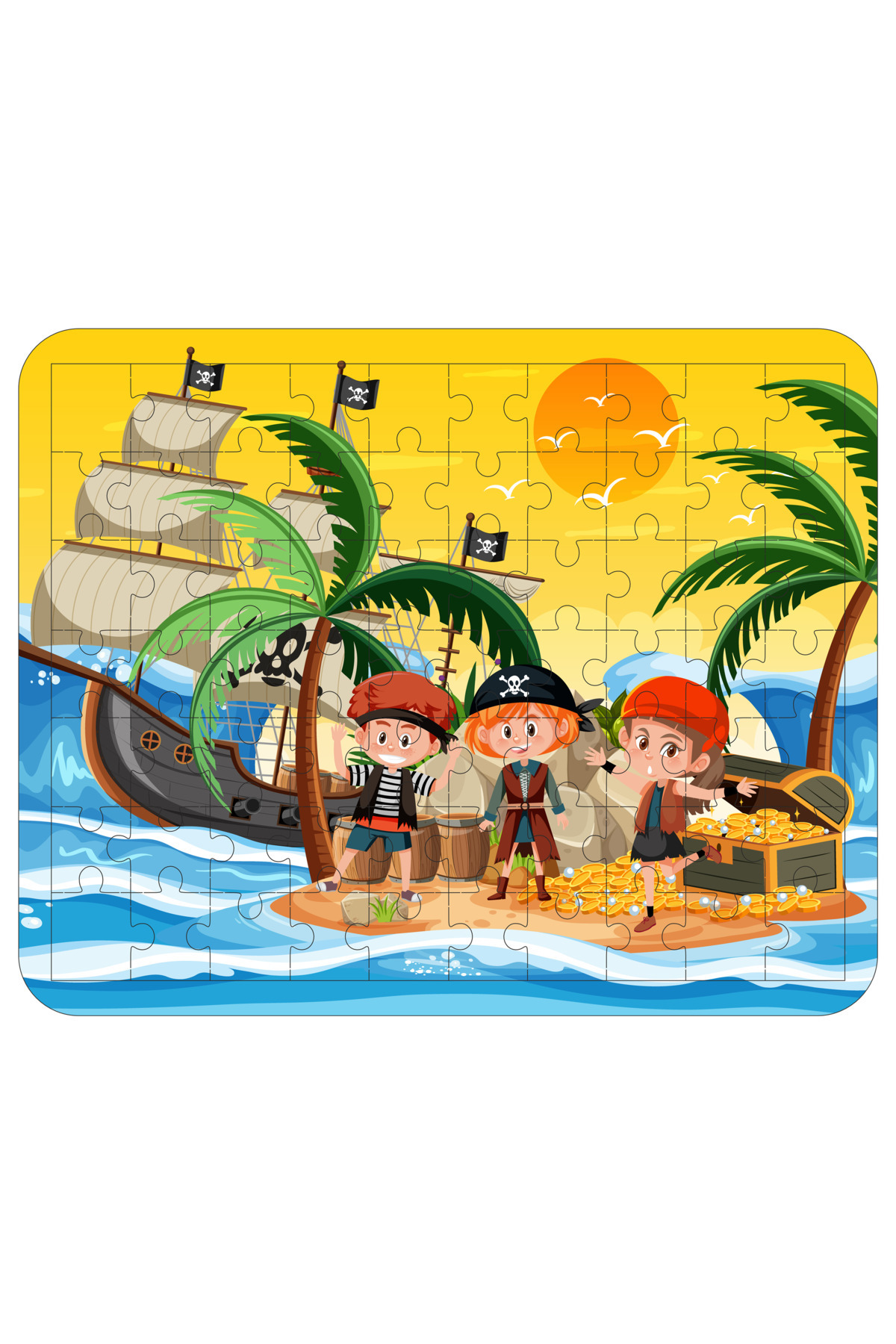 gift plus 70 Parça Ahşap Eğitici Yapboz Puzzle Seti (set 4) fotoğrafı 4 (önizleme)
