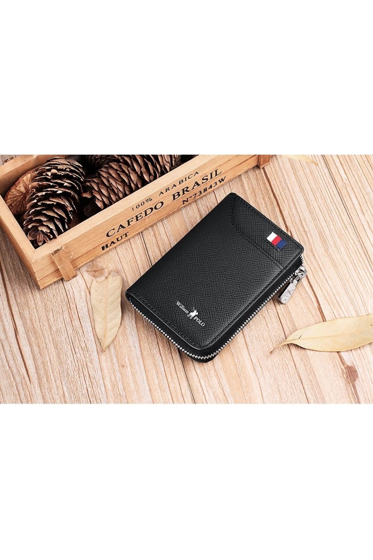 William Polo Genuine Luxury Leather Black Men s Wallet Men s Wallet Card Holder Trendyol