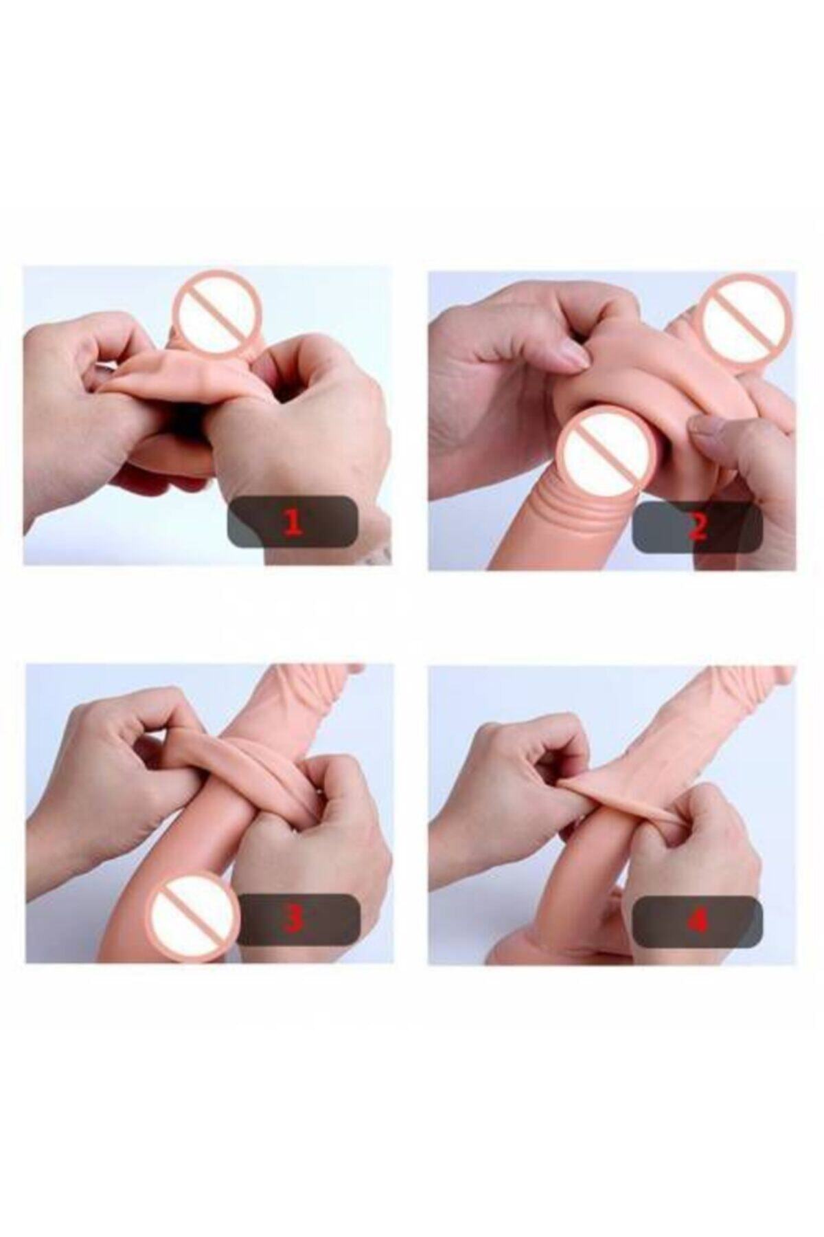 Penis Kılıfı, Kopma Olmaz, Silikon, Testis Kısmına Giren Halkalı Kayganlaştırıcı Hediyeli 4