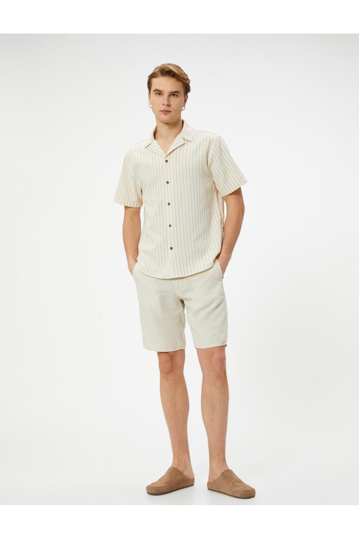 پیراهن مردانه کوتون | 4SAM60057HW Koton - Image 4