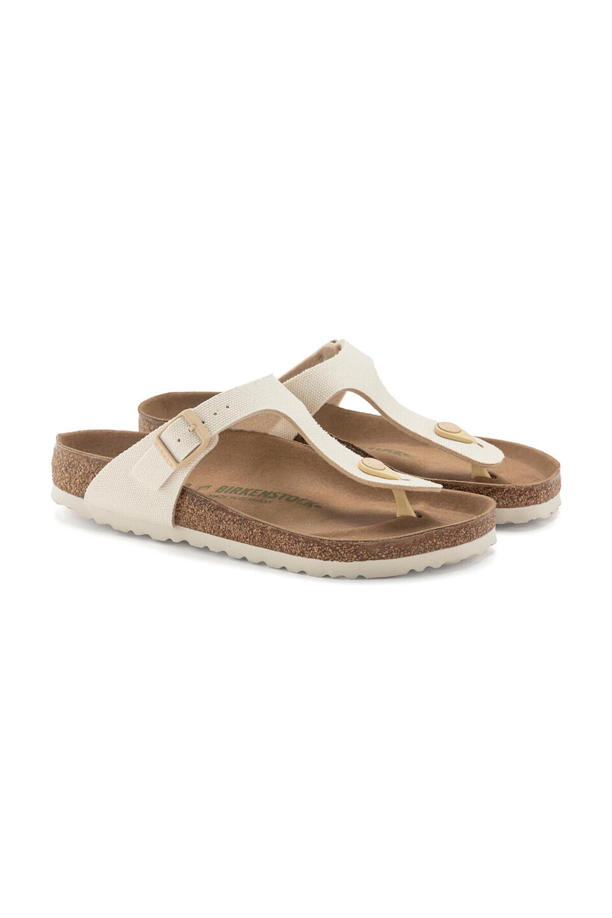 دمپایی بیرکن استاک زنانه  بژ  راسته      لباس خانگی | Birkenstock TYCE2E9019F6853DB1 VN - تصویر 4