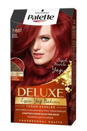 Deluxe Yoğun Renkler 7-887 Ateş Kızılı Saç Boyası EFA565