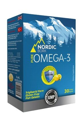 Nordıc Bork Omega-3 30 Soft Gel emr417