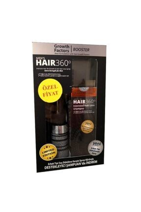 Hair 360 Growth Factors Men 50 ml + Shampoo 150 ml - Erkek Set 8681807059044