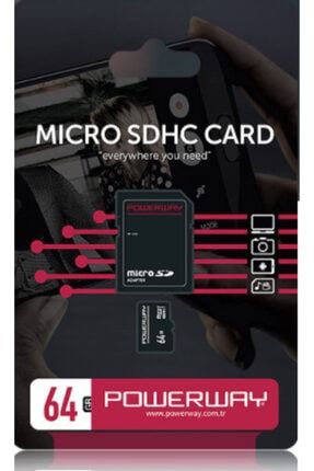 64 Gb Micro Sd Hafıza Kartı Class 10 15995623323