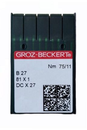 Groz - Beckert Bx27-dcx27 11/75 Overlok Makinesi Iğnesi (10 Adet) GROZB27/11