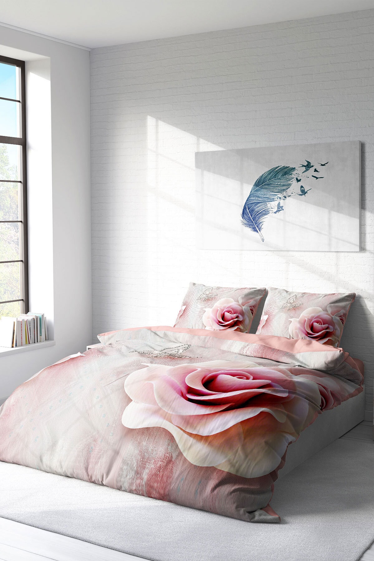 سرویس روتختی  صورتی مونوهومMonohome | monohome4982HF اورجینال - تصویر 2