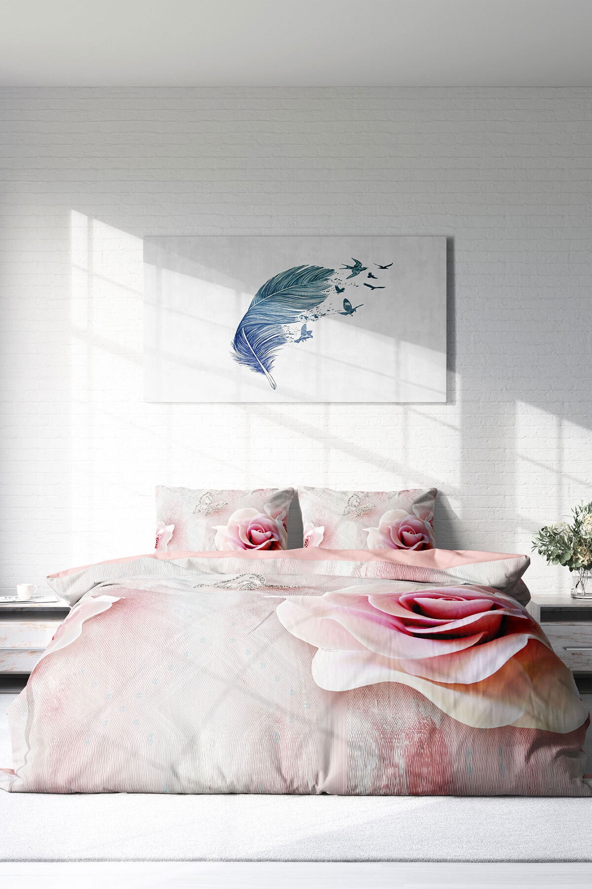سرویس روتختی  صورتی مونوهومMonohome | monohome4982HF اورجینال - تصویر 3