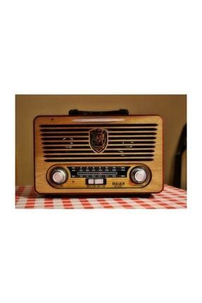 115bt Nostaljik Radyo Ahşap Görünümlü Bluetooth Fm Aux 1765