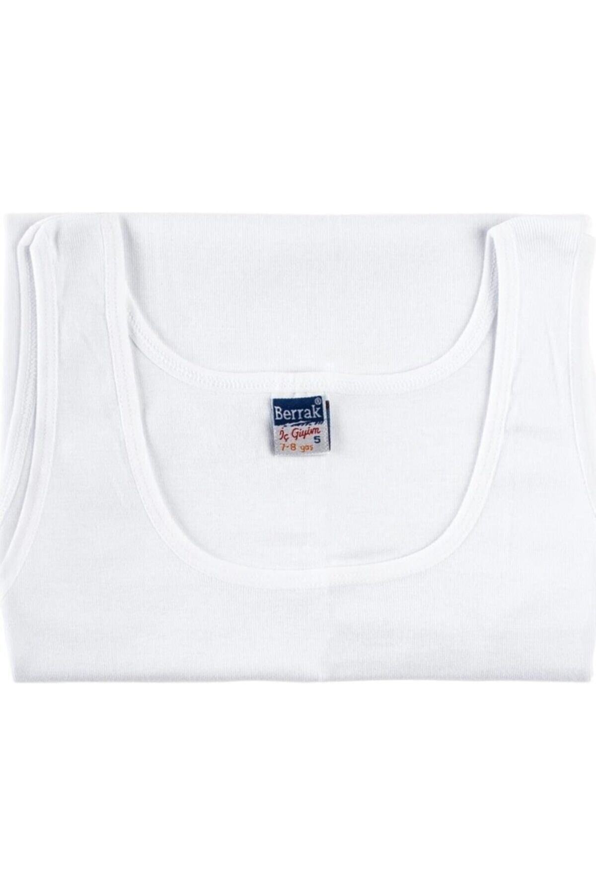 Namaldı-Underwear Wide Strap Girl's Combed Cotton Undershirt Pack of 6 3