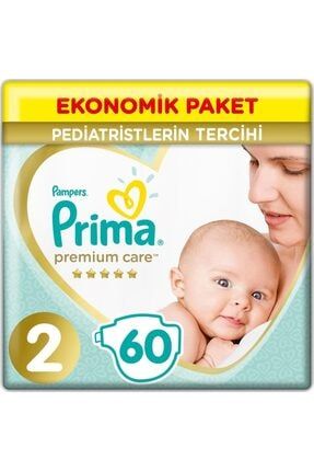 Premium Care Bebek Bezi Ekonomik Paket 2 Beden 60 Adet TYC00297306178