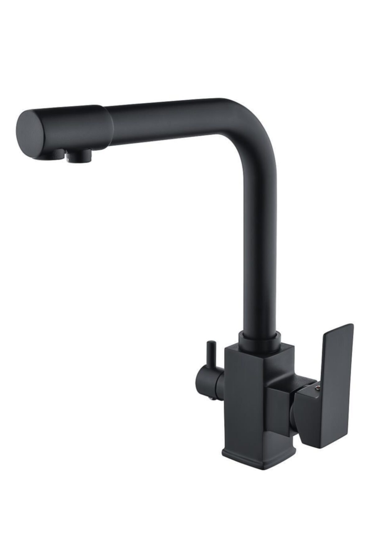Madrid Water Purifier 3 Outlet Dual Flow Black Sink Faucet