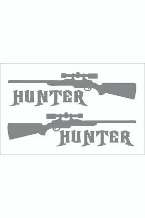 Hunter Avcı Silah Off Road 4x4 Offroad Sticker 2 Adet 50x13 cm 00972 00972-11