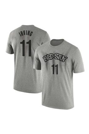 Erkek Gri Kyrie Irving T-shirt ENTT-TSH433BEDSTUYIRVING