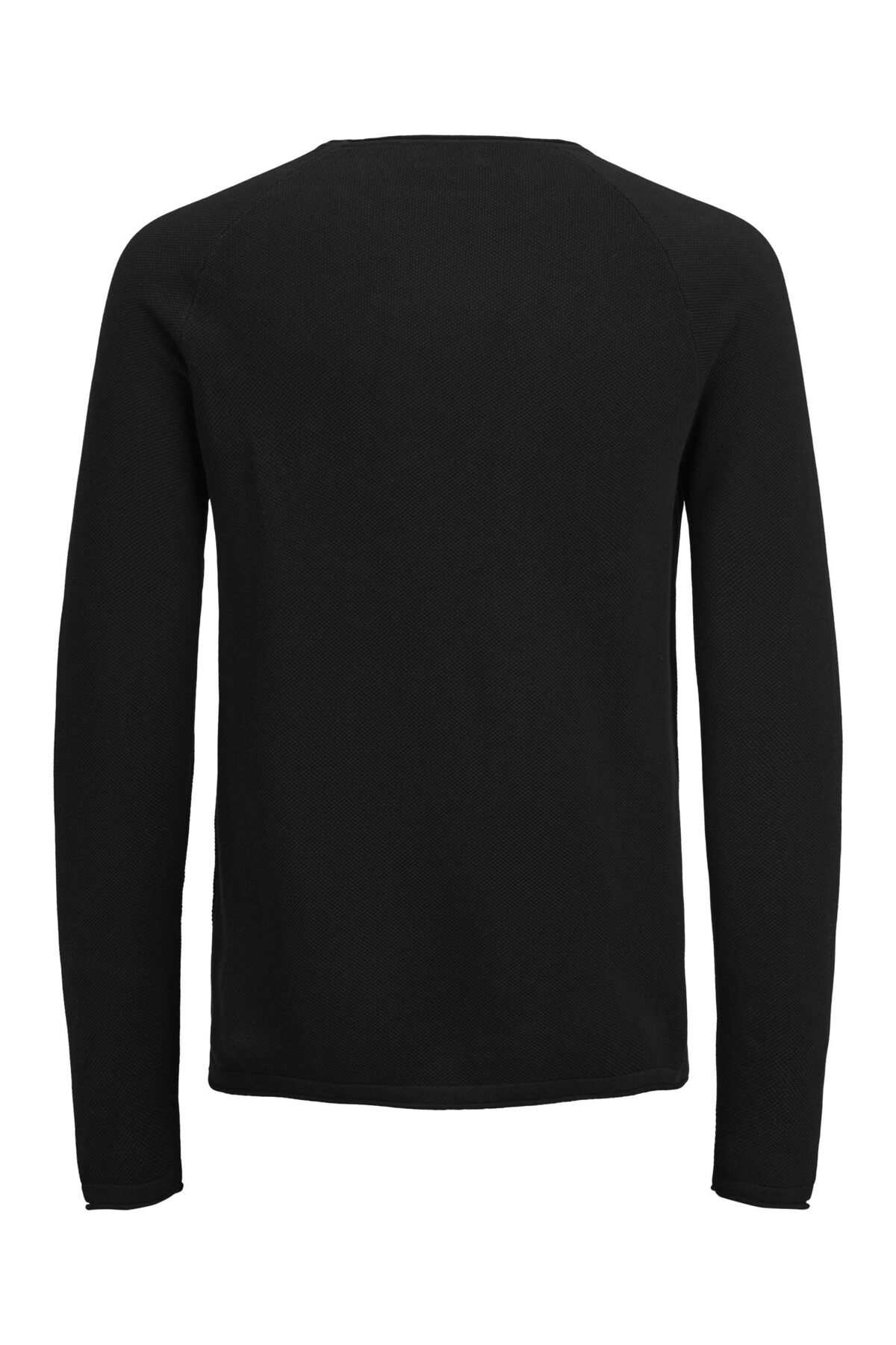پلیور جک اند جونز مردانه پنبه ای مشکی بیسیک راسته Regular/رگولار    بیسیک کژوال/روزمره | Jack & Jones 12157321 TR - تصویر 3