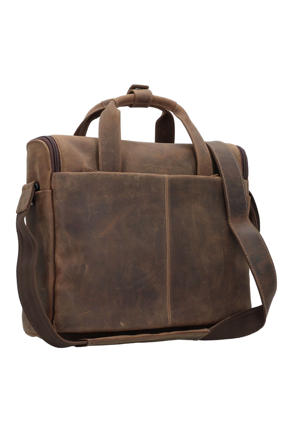 Harold's-2 in 1 Aktentasche Leder 36 cm Gesicht Computer Fach 2