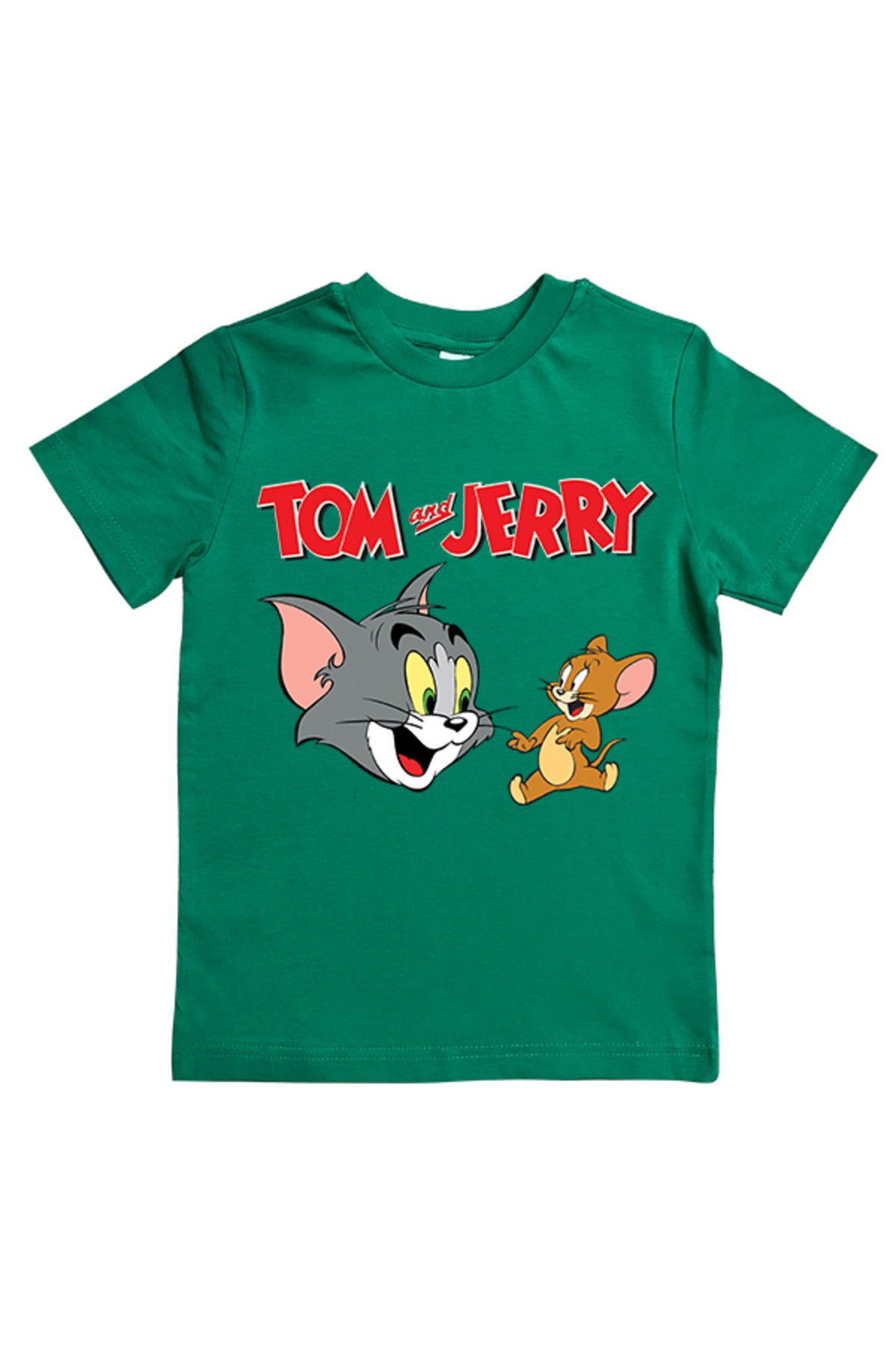 SEDİRLİ Tricou De Vară Pentru Copii Din Bumbac Pieptănat Cu Imprimeu Tom & Jerry Unisex - 11–12 years